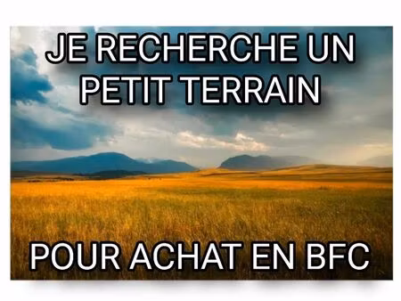recherche achat petit terrain bourgogne franche-comté