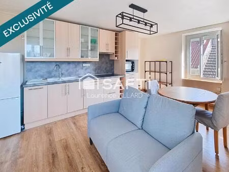 deux pièces avec terrasse au sein d'une petite copropriété