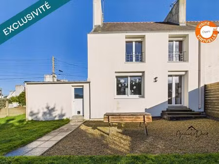 saint pol de léon – maison rénovée  commerces à pied  jardin clos