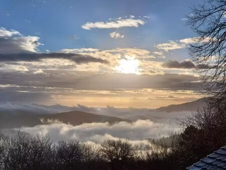 authentique mas cevenol niché au coeur du parc avec vue panoram