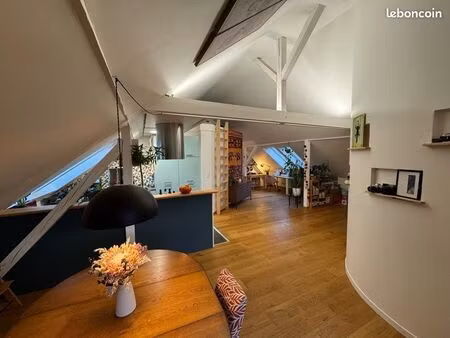 appartement loft avec jardin