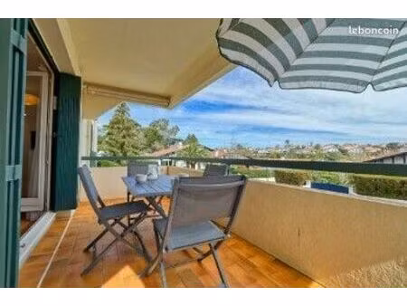 etudiant uniquement : location t2 meublé 45m2 avec balcon de 7m2 saint jean de luz