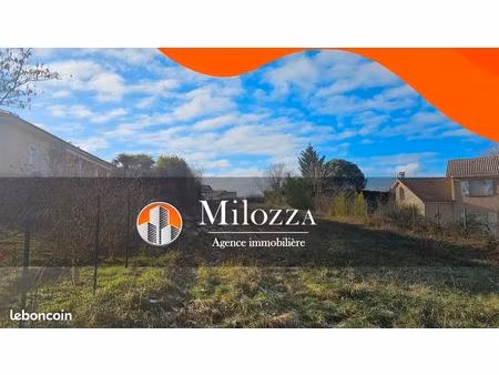 terrain 1245 m² valencin