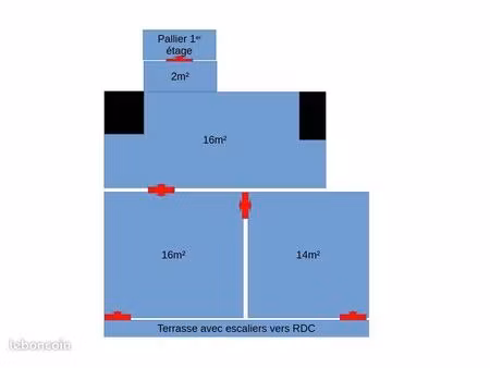 local atypique 50 m² – ancien bureau de poste – centre du village de puilaurens (usage mix