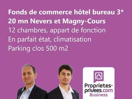 secteur nevers - fonds de commerce hotel 3*