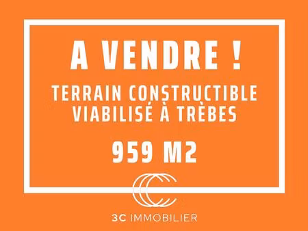 terrain à bâtir - trebes