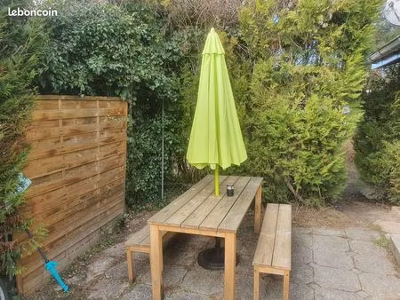 f2 maisonnette plein pied 34 m² + exterieur