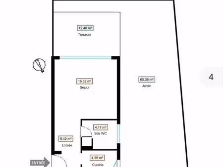 magnifique studio avec grand jardin