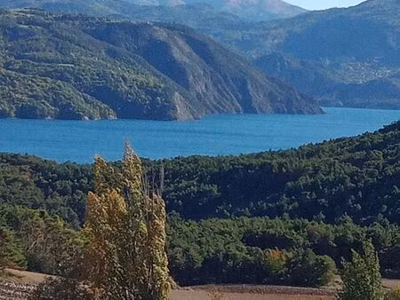 mobile home vue lac de serre ponçon habitable à l'année