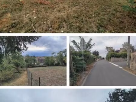 terrain de 2370 m2 à 2 pas du centre