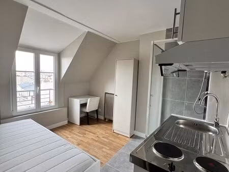 a louer – chambre meublée entièrement rénovée avec vue tour eiffel – 650 - asnières-sur-se