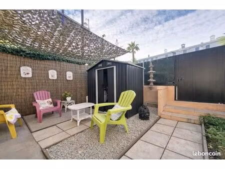 studio 22 m² avec jardin & entrée indépendante cannes les broussailles