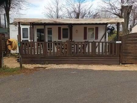 vend mobil home et terrain