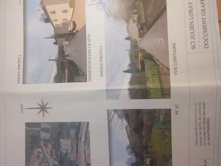 terrain viabilisé avec permis de construire