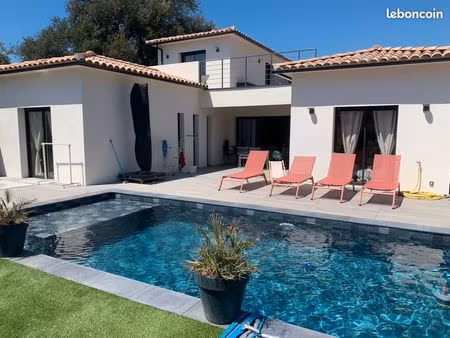 villa t6 neuve avec piscine à porticcio