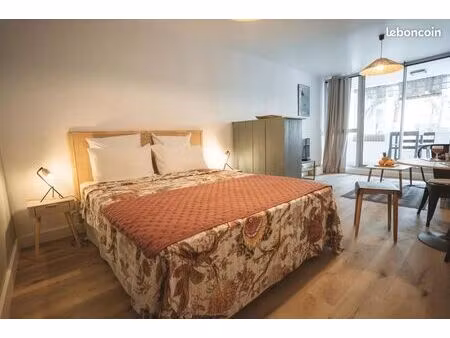 studio rénové 31m² + terrasse – boucan canot – pied-à-terre ou investissement