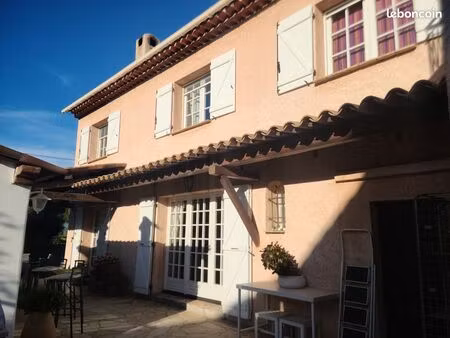 a vendre maison 5p jardin + appartement 3p terrasses golfe juan