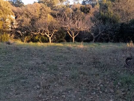 terrain constructible à flassans