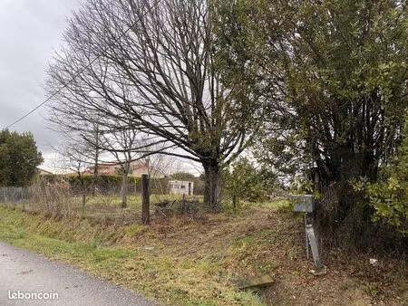 vends terrain a bâtir prunet