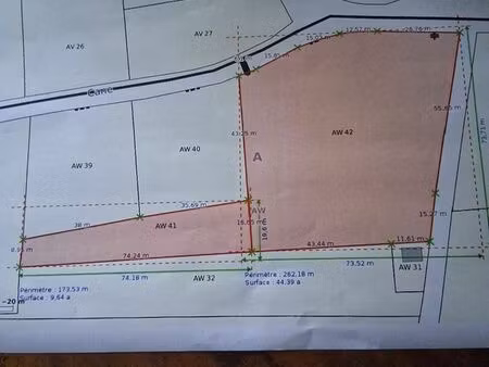 vente terrain agricole rochefort du gard