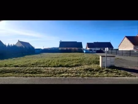 terrain viabilisé avec permis de construire