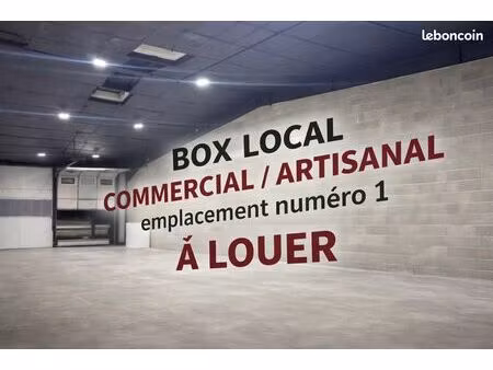 ◊ à louer – box local commercial / artisanal – zi saint-claude – disponible de suite surfa