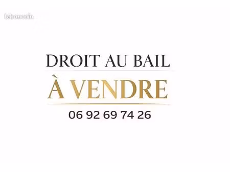 droit au bail – local commercial 200 m² – centre-ville saint-paul
