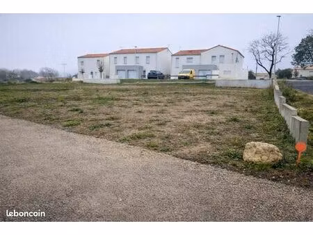 terrain 314 m² vaux sur mer