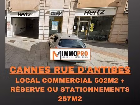 local commercial 765 m² cannes
