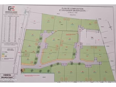 saint yrieix- parcelles de terrain a batir - viabilisees