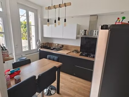 maison meublée rénovée 95m² avec jardin – centre de vierzon