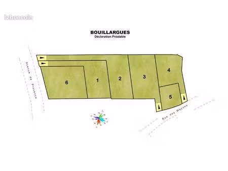 terrain 358 m² bouillargues