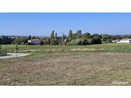 beau terrain 1000m2 à villenouvelle 31290