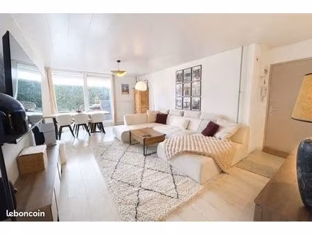 duplex 93 m² – rez-de-jardin / terrasse – 4 chambres – résidence privée – proche frontière