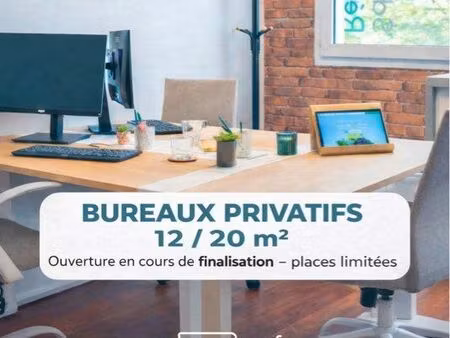 bureau privatif équipé