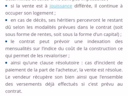 recherche maison en vente à terme