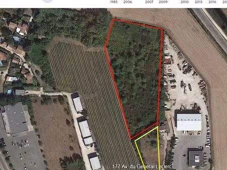 3400 m² grand terrain à fort potentiel – roquemaure