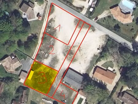 terrain constructible - lot 3 - 600m2