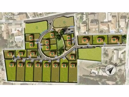 terrain 883 m² charnecles