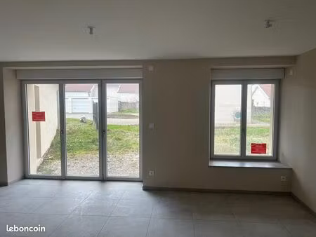 appartement rez de jardin 105 m² neuf avec garage  cave et garage