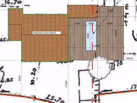 maison t4 à rénover sur 1800m2 terrain