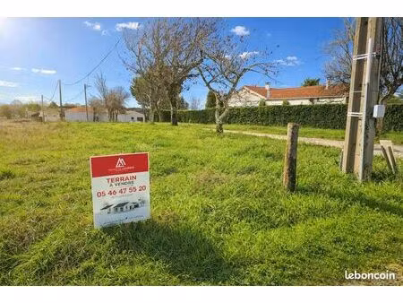 terrain 597 m² meschers sur gironde