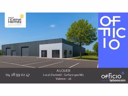 local d'activité 900 m²