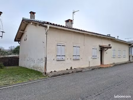 maison centre-village avec jardin et ruisseau + dépendances à saint-cézert