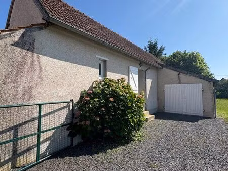 maison de bourg avec garage et terrain