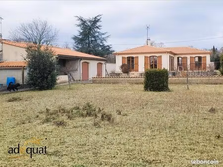 maison de plain-pied avec grand jardin à vindelle