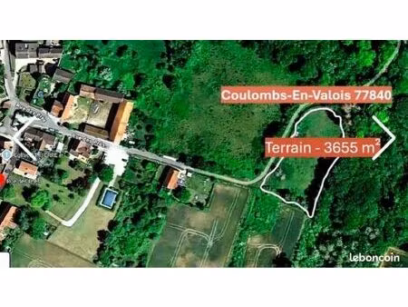 terrain 3 655 m² – coulombs-en-valois (77)