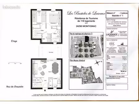 appartement 3 pièces 46 m²