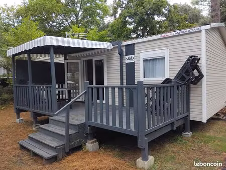 vente mobilhome dans un camping