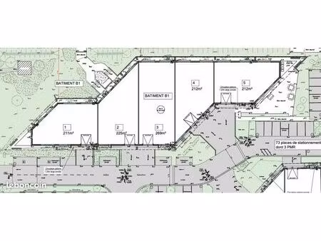 local d’activité de 211 à 1 130 m2  divisible en plusieurs locaux distincts à champs sur m